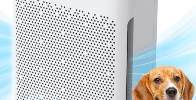 MOOKA H13 HEPA Filter Pet Air Purifier for Bedroom, Air Cleaner for Smoke Dust Pollen Pets Hair Odor