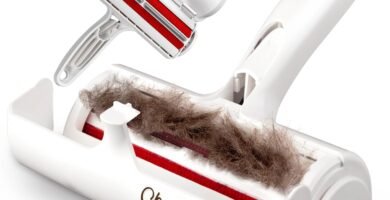 Chom Chom Roller Pet Hair Remover and Reusable Lint Roller - ChomChom Cat and Dog Hair Remover for Furniture, Couch, Carpet, Clothing and Bedding - Portable, Multi-Surface Fur Removal Tool