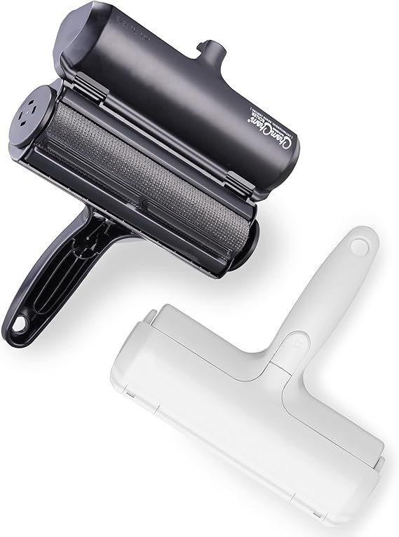 Chom Chom Roller Pet Hair Remover and Reusable Lint Roller - ChomChom Cat and Dog Hair Remover for Furniture, Couch, Carpet, Clothing and Bedding - Portable, Multi-Surface Fur Removal Tool