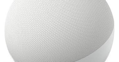 Amazon Echo Dot (5th Gen, 2022 release) | With bigger vibrant sound, helpful routines and Alexa | Glacier White