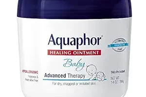 Aquaphor Baby Healing Ointment Advanced Therapy Skin Protectant for Chapped or Dry Skin, Drool Rash and Diaper Rash Ointment, 14 Oz Jar