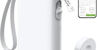 Nelko Label Maker Machine with Tape, P21 Bluetooth Label Printer, Wireless Mini Label Makers with Multiple Templates for Organizing Office Home, White