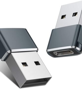 Basesailor USB-C to USB Adapter 2-Pack: Connect iPhone 16, Apple Watch, AirPods & more effortlessly. Compact & versatile converter.