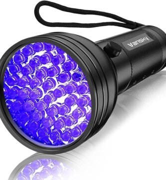 Vansky UV Flashlight Black Light, 51 LED Blacklight Pet Urine Detector for Dog/Cat Urine, Dry Stains, Bed Bug, Resin Curing, Scorpions Finder